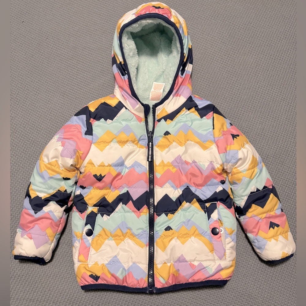 Kat and Jack winter coat in 3T.  Looks like new.  Fleece lined in amazing colors